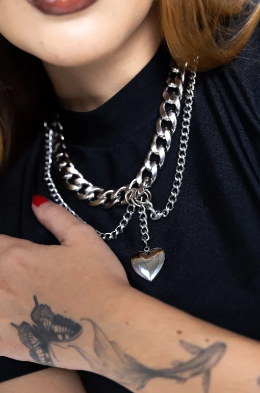 Collar Silver Heart - Imagen 3