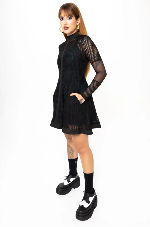 Vestido blonda corto Aviéntame - Imagen 7