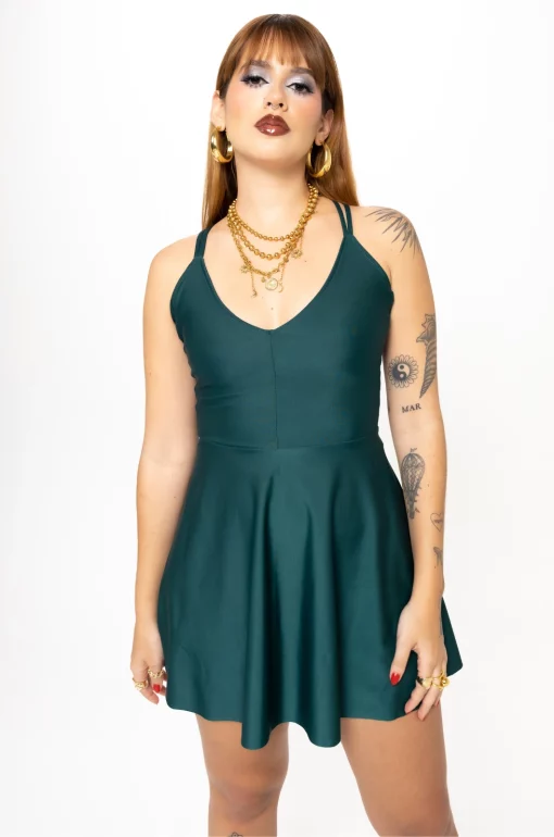 Vestido blonda corto Aviéntame - Imagen 10