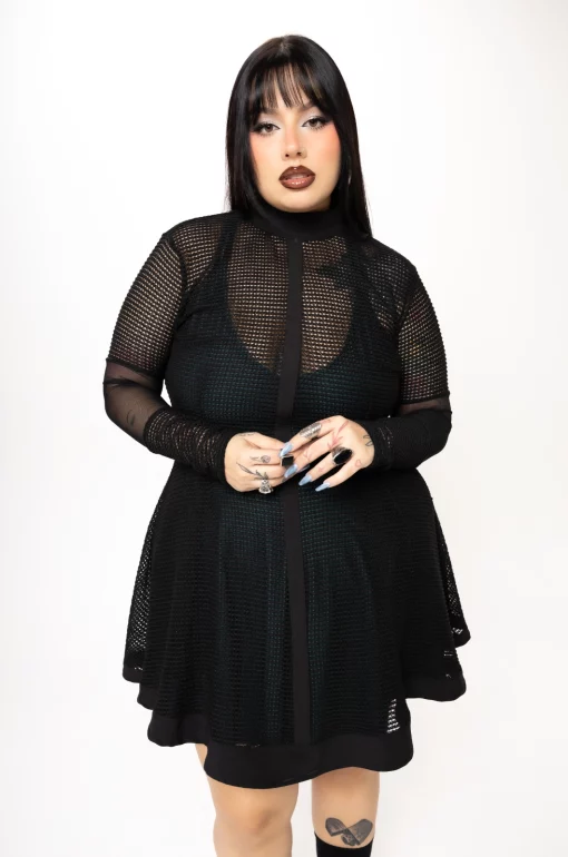Vestido blonda corto Aviéntame - Imagen 6