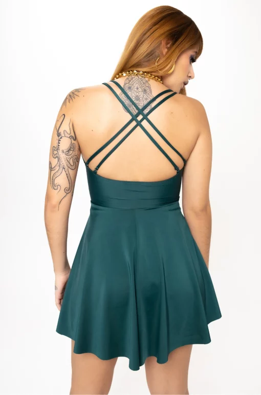 Vestido blonda corto Aviéntame - Imagen 4