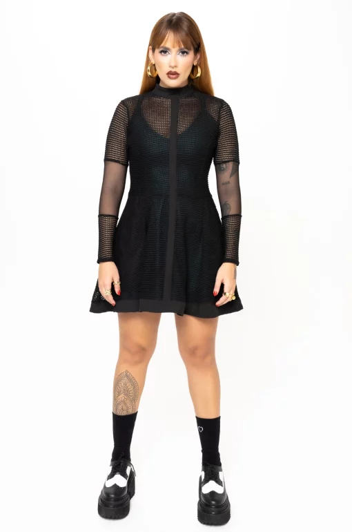 Vestido blonda corto Aviéntame - Imagen 2