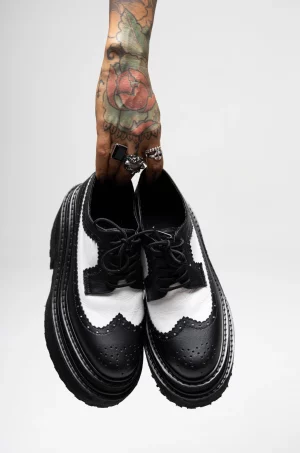 Zapatos Oxford Black & White
