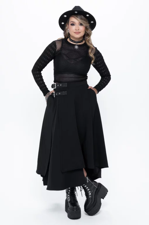 Falda Larga Spirit black- Black Lovers