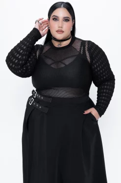 Crop top Lace Spell - Black Lovers