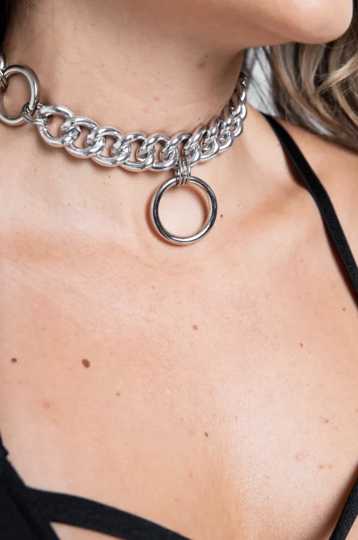 Collar silver Loop - Imagen 3