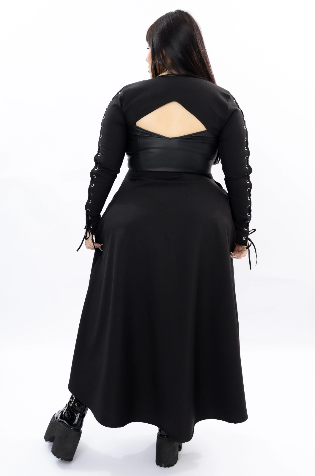 Vestido largo negro We will rock you - Queen - Imagen 7