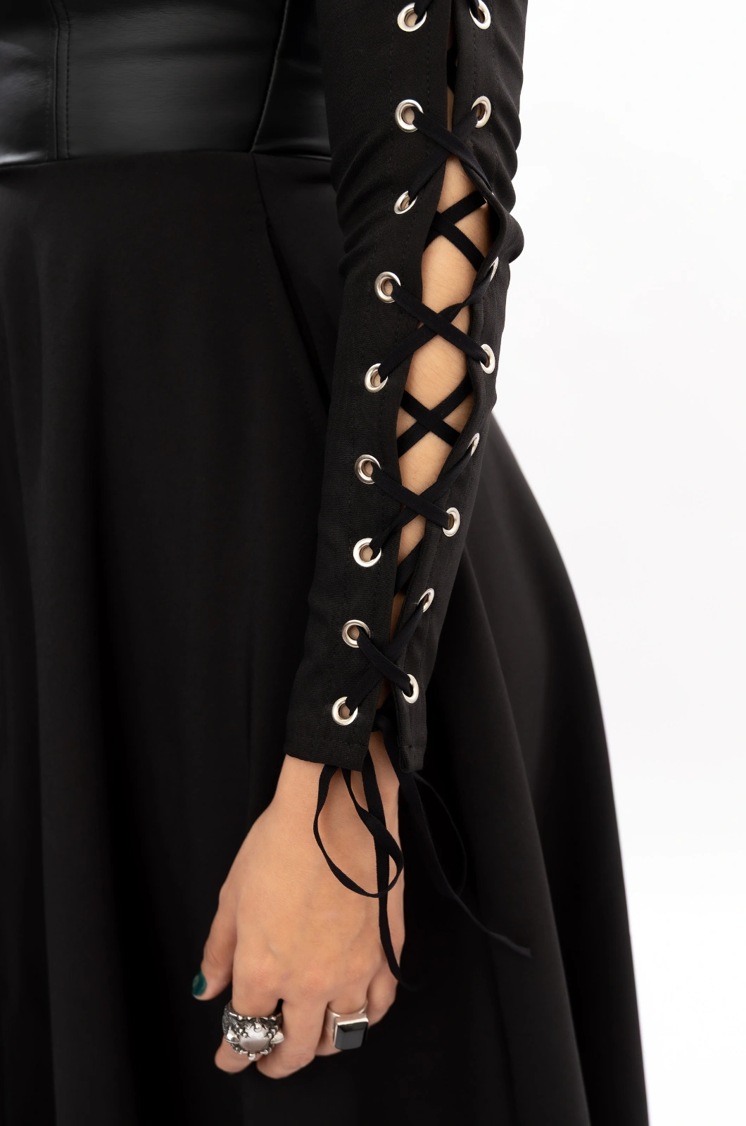 Vestido largo negro We will rock you - Queen - Imagen 10