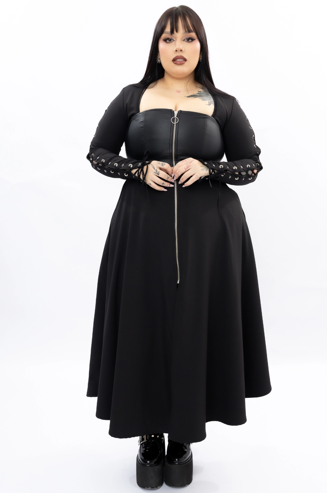 Vestido largo negro We will rock you - Queen - Imagen 14