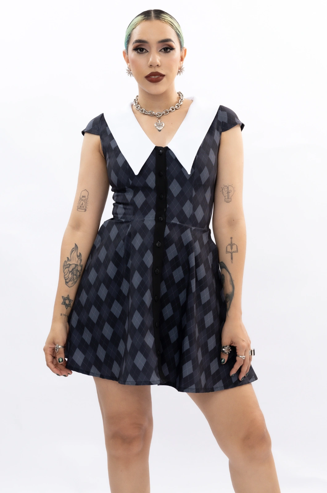 Vestido cuello blanco Somebody To Love - Queen - Imagen 9