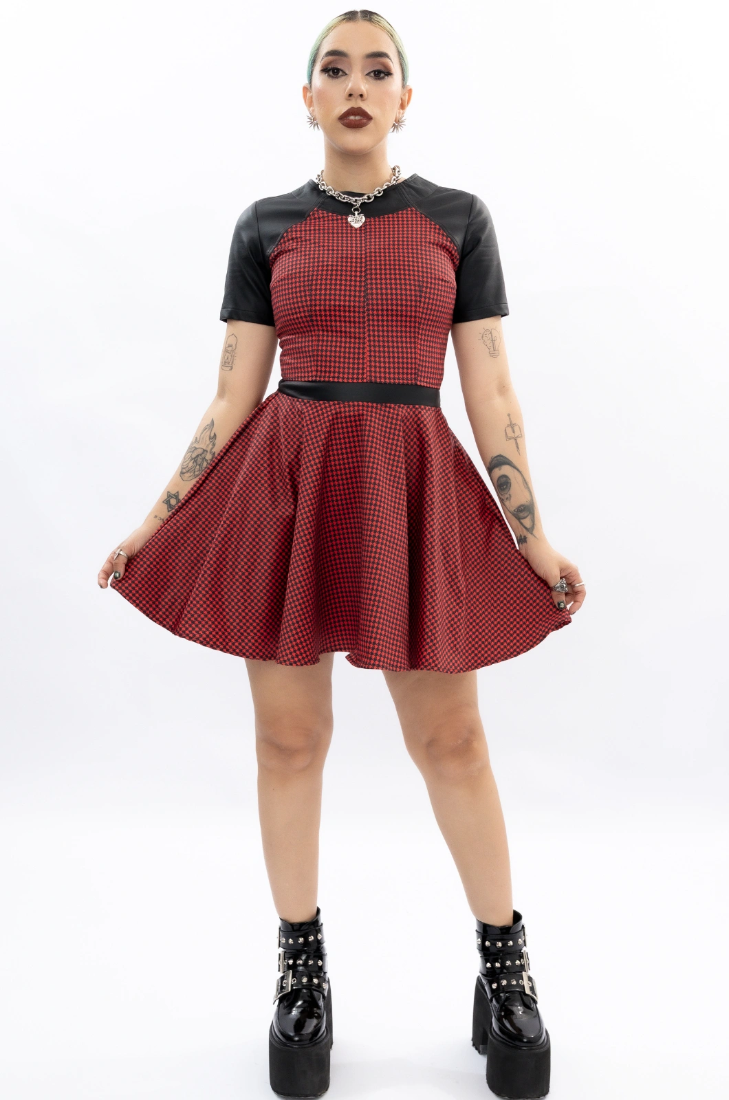 Vestido gallineto rojo Crazy Little Thing Called Love - Queen - Imagen 3