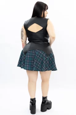 Alternative view of Vestido cuerina con falda cuadros I Want To Break Free - Queen