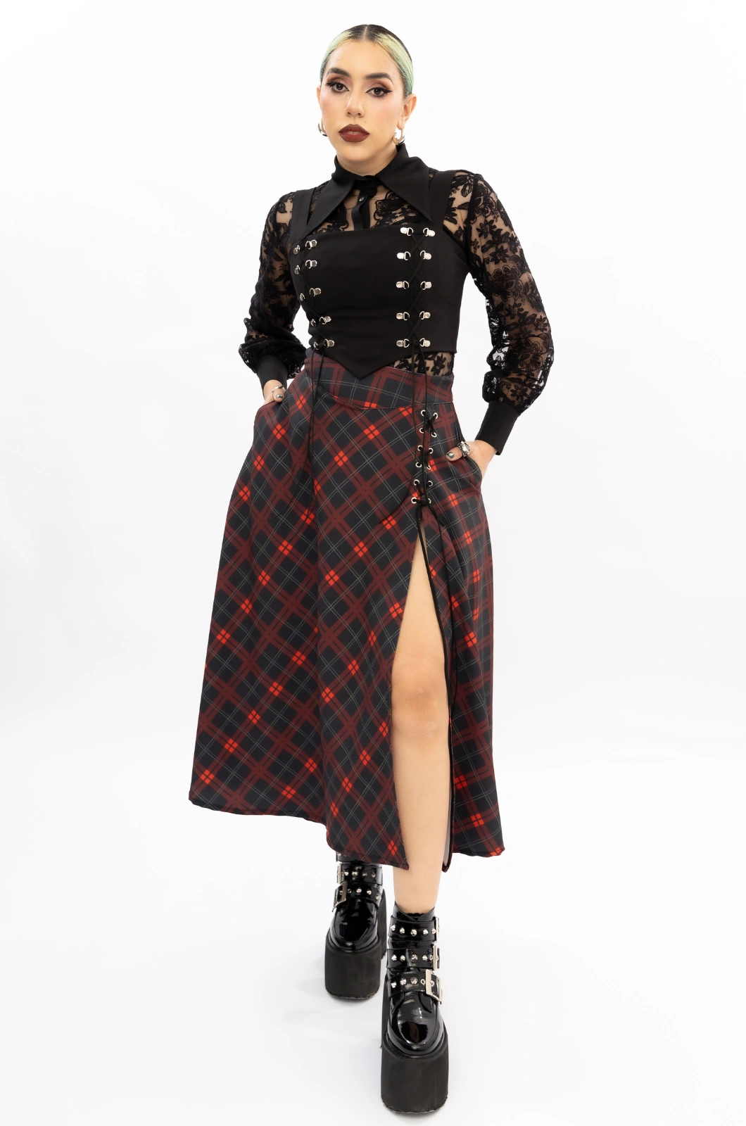 Falda cuadros rojos Love Of My Life - Queen