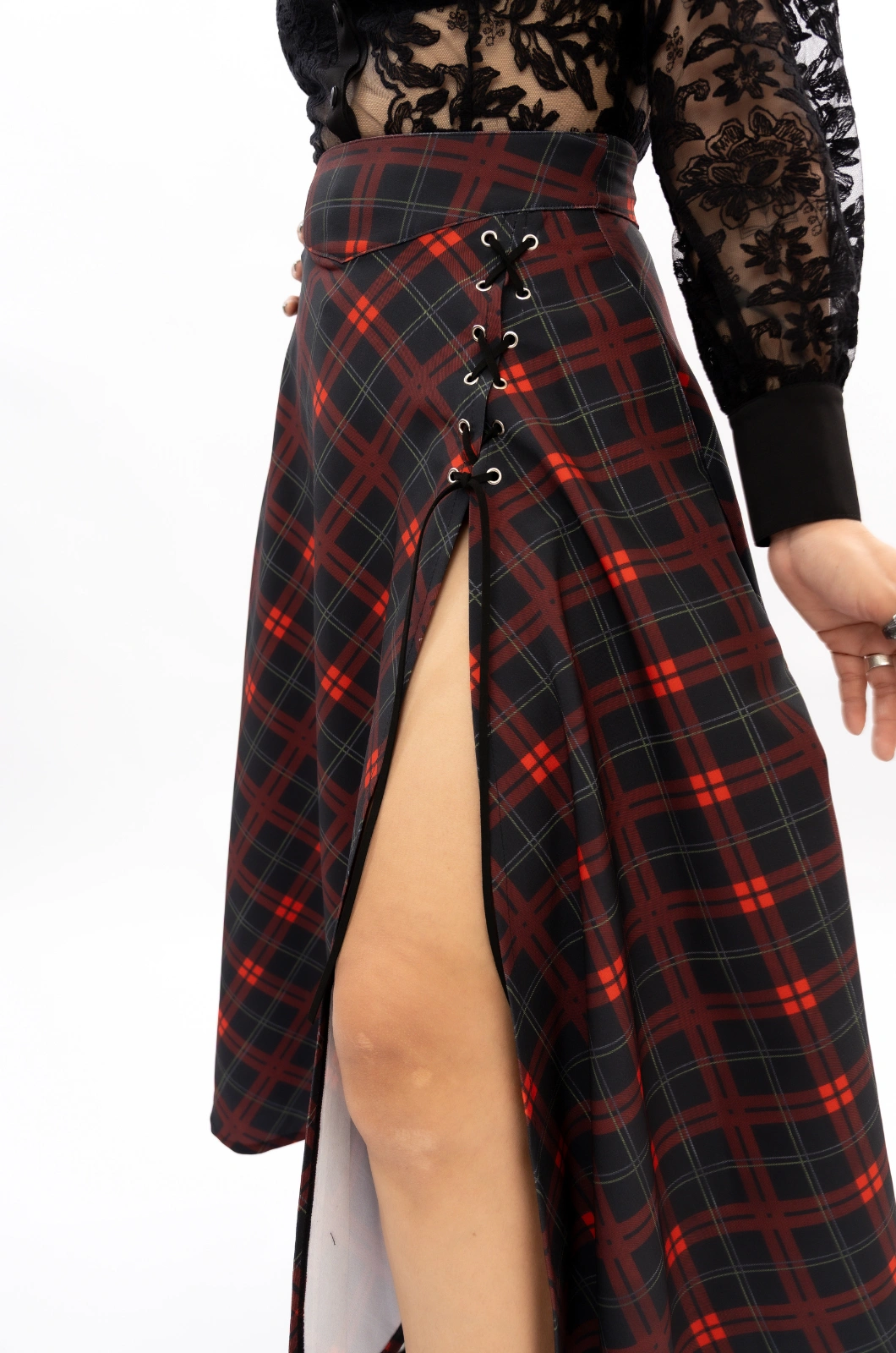 Falda cuadros rojos Love Of My Life - Queen - Imagen 5