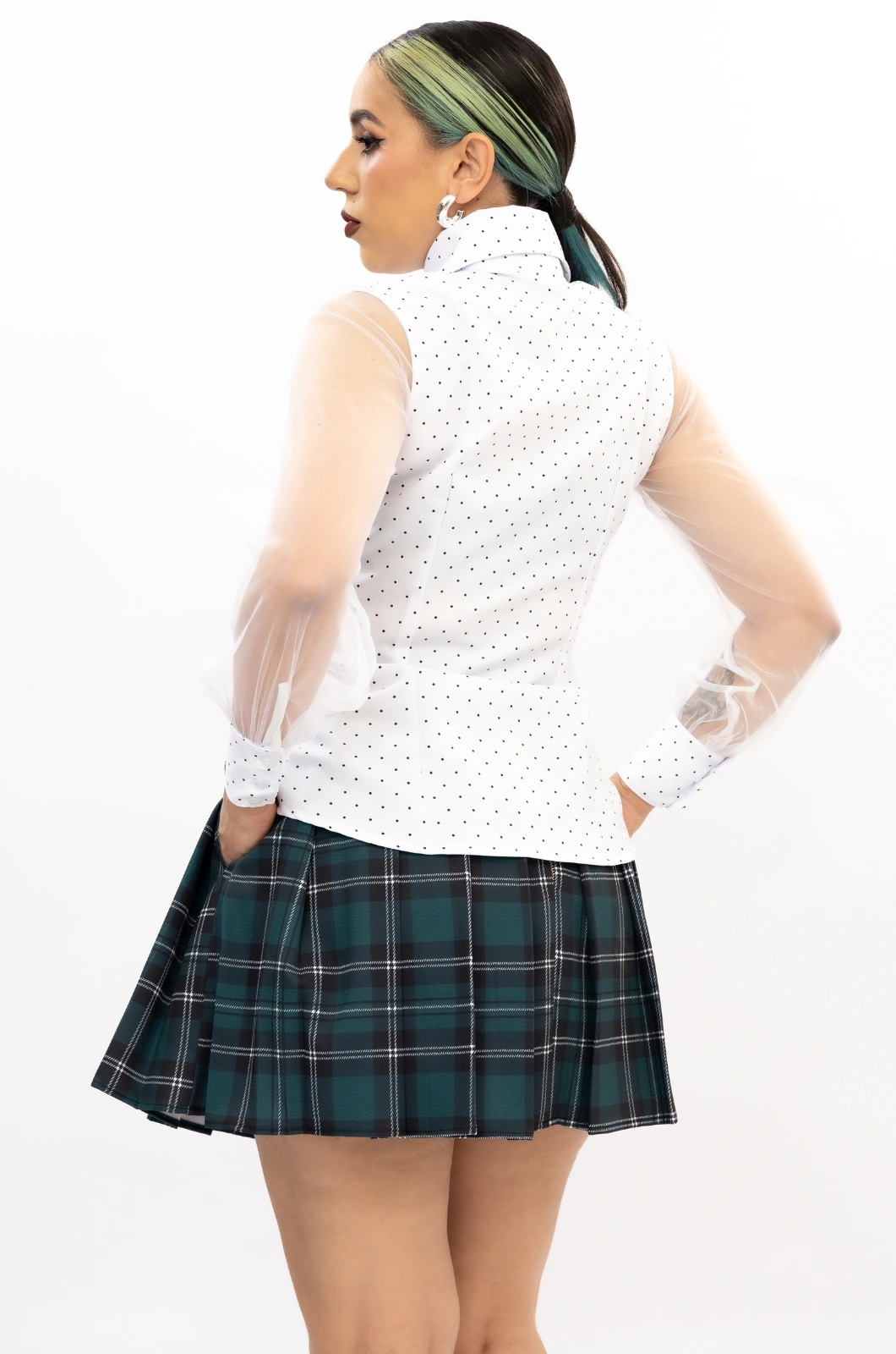 Camisa manga larga blanca Bicycle Race - Queen - Imagen 5