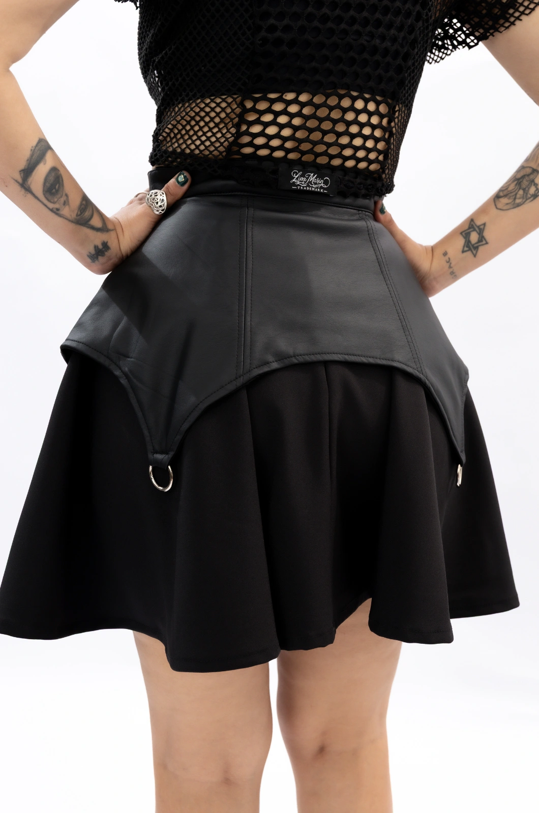 Falda cuerina doble Radio Ga Ga - Queen - Imagen 6