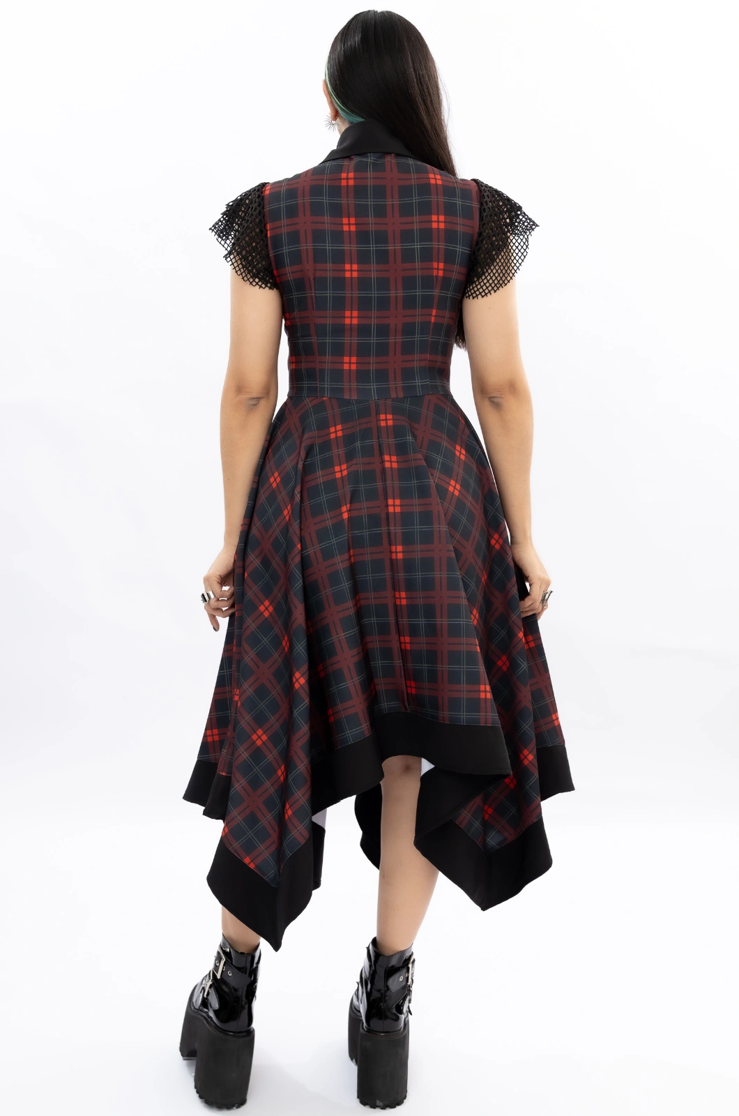 Vestido cuadros rojos Princes Of The Universe - Queen - Imagen 2