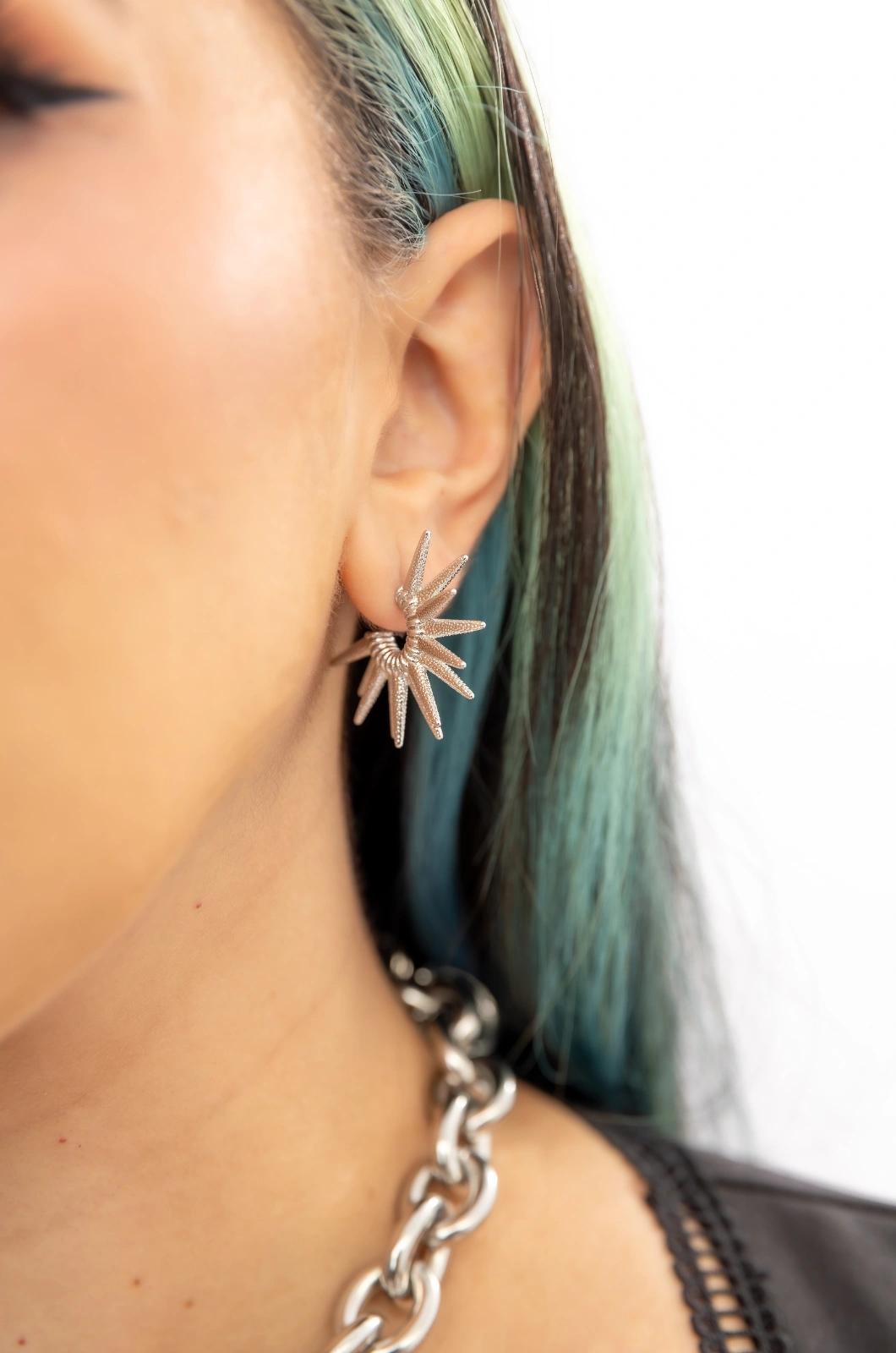 Punk earrings - Queen