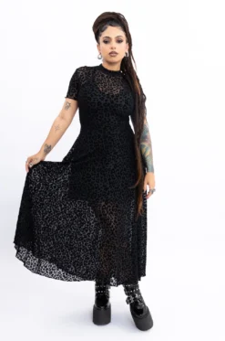 Alternative view of Vestido largo Vogue Leopardo