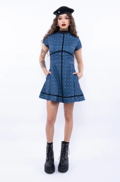 Vestido corto Lago en el cielo