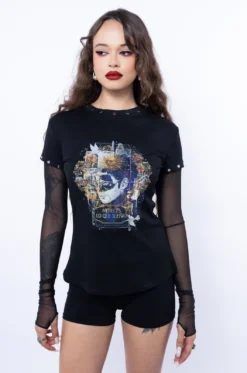 Camiseta estampada cosas imposibles